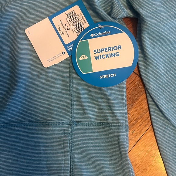 Columbia Blue Long Sleeve Top - Picture 3 of 4